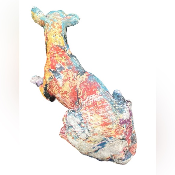 Graffiti Dog Statue Mini Resin Home Decor NWOT - Picture 4 of 9